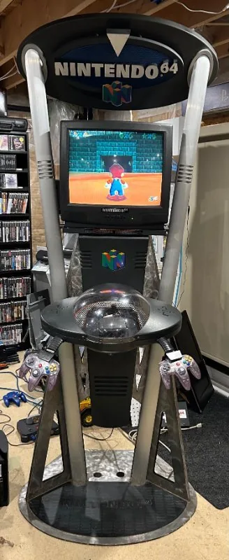 Nintendo 64 store demo kiosk